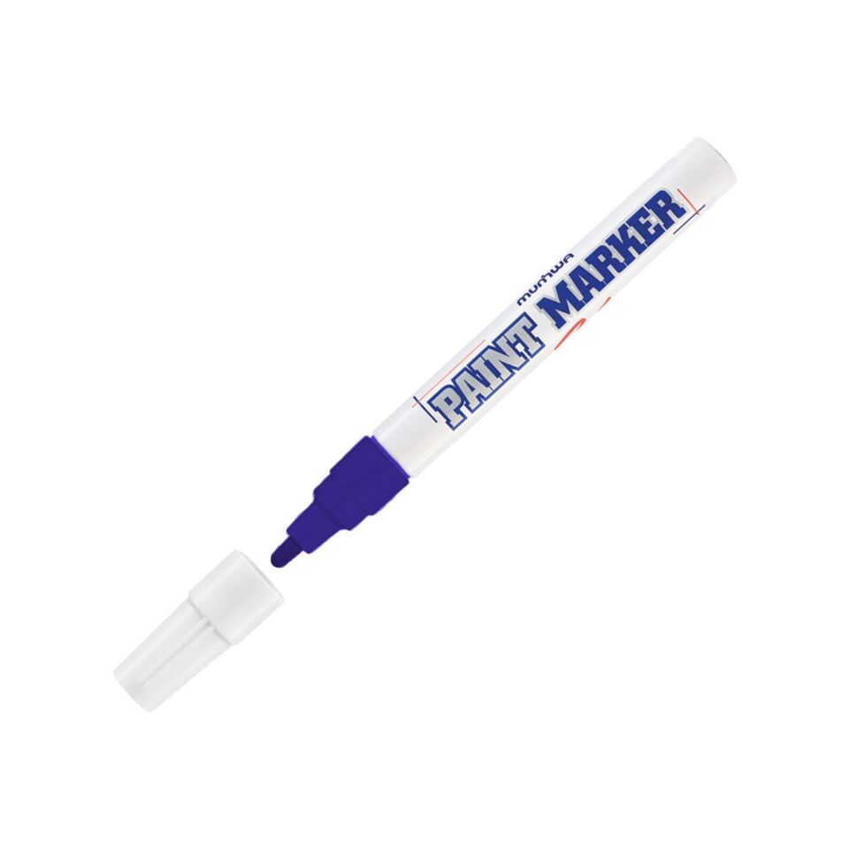 Munhwa Paınt Marker Tam Örtücü Boya Kalemi Mavi