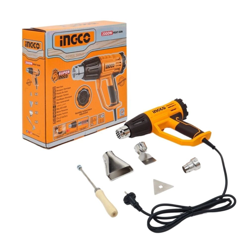 İngco Hg200047 Sıcak Hava Tabancası 2000 W