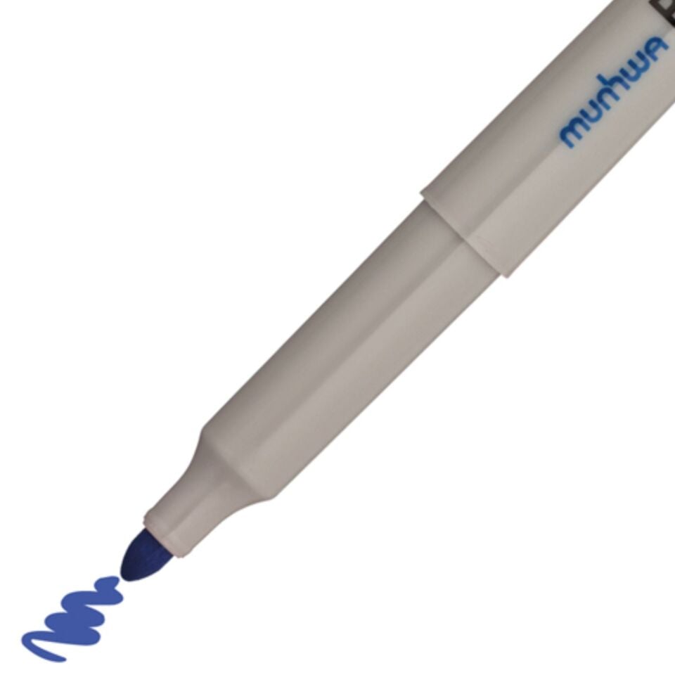 Munhwa Permanent Marker Asetat Kalemi Fıne Mavi