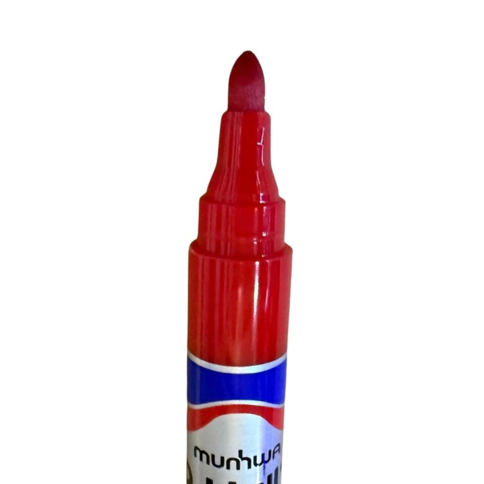 Munhwa Permanent Marker Koli Kalemi Kırmızı