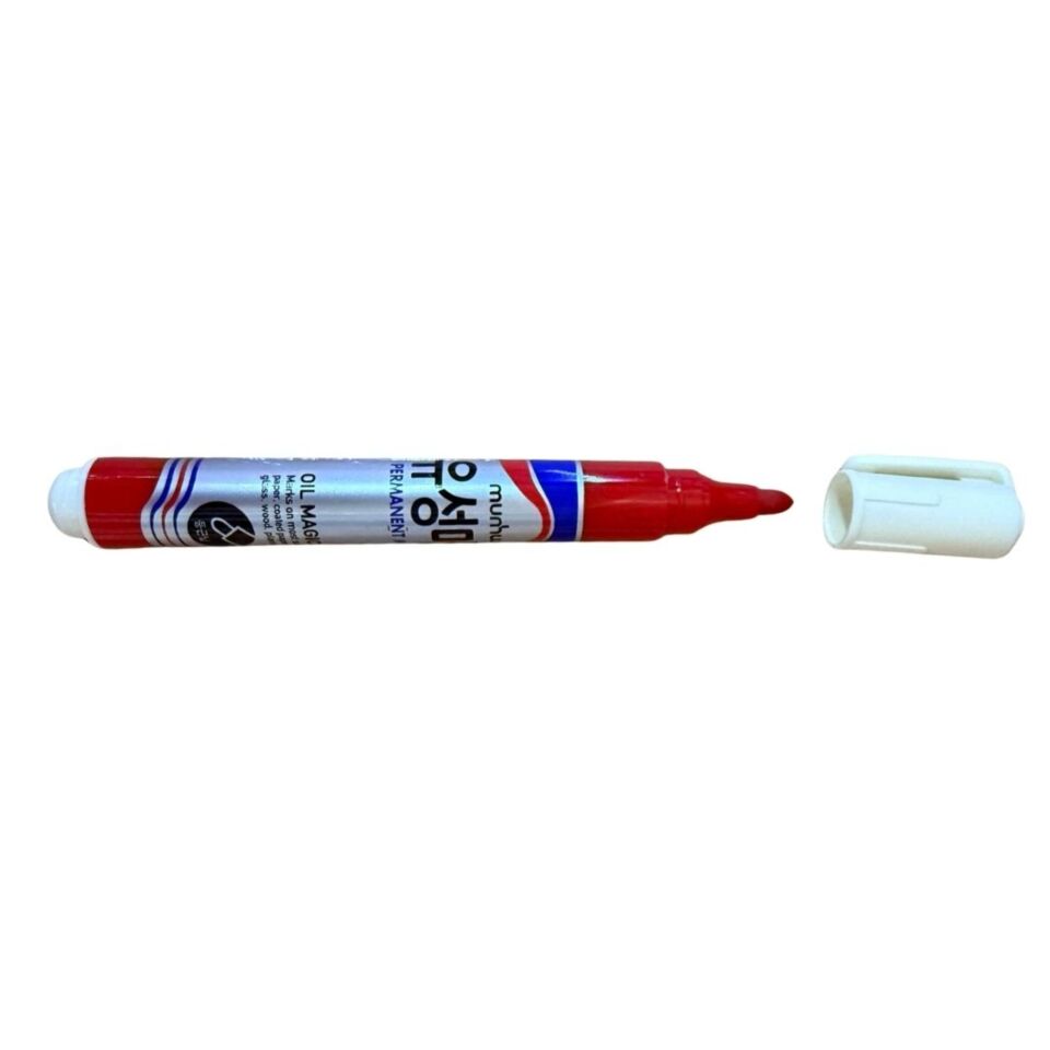 Munhwa Permanent Marker Koli Kalemi Kırmızı