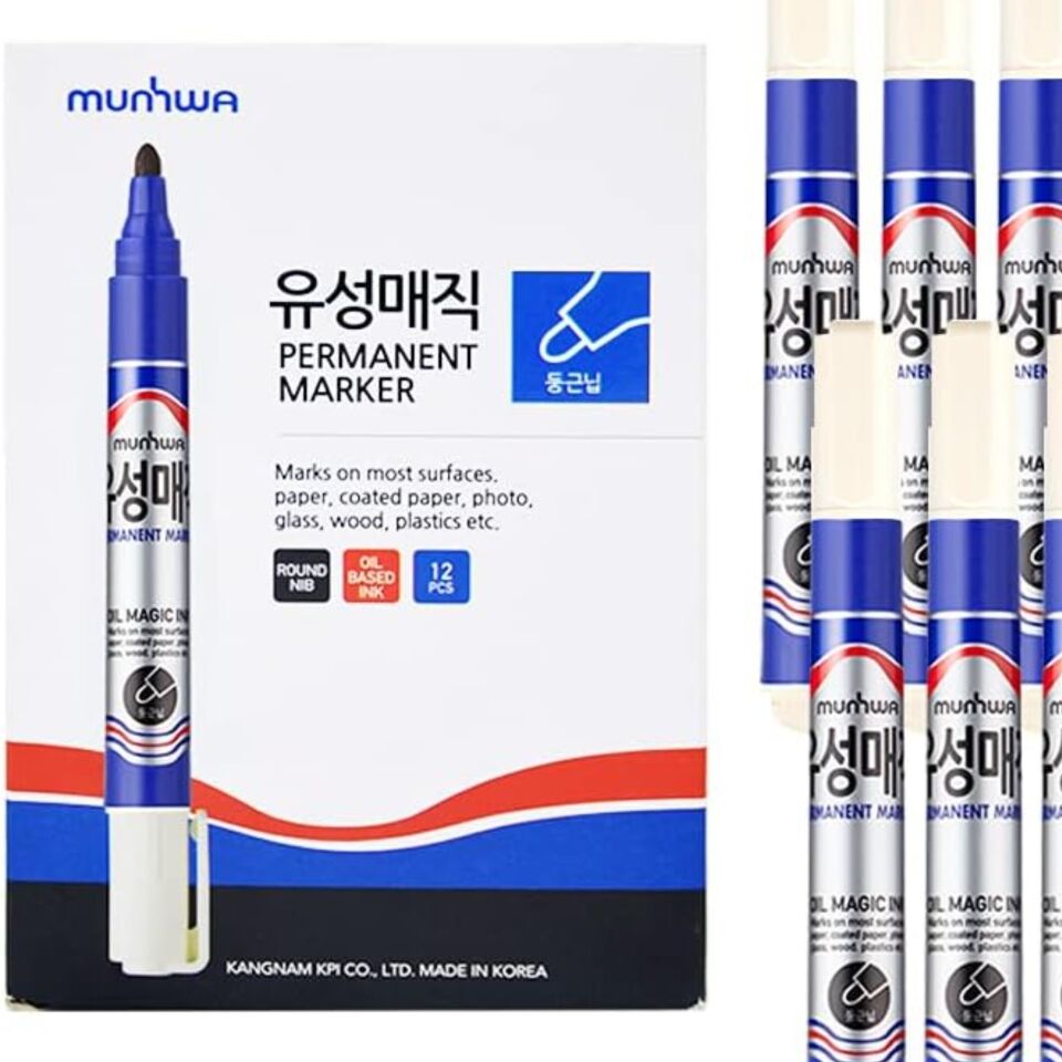 Munhwa Permanent Marker Koli Kalemi Mavi