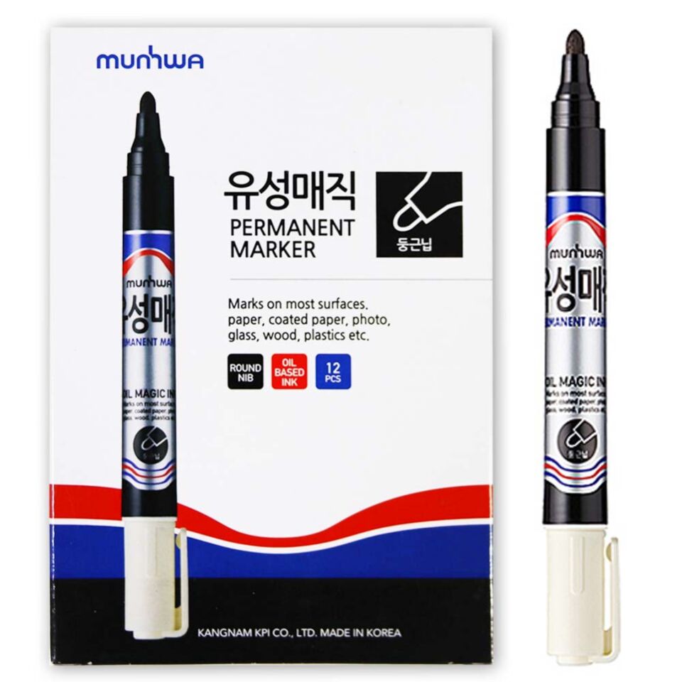 Munhwa Permanent Marker Koli Kalemi Siyah
