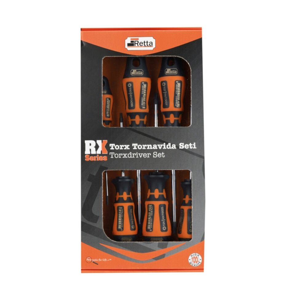 Retta Rxt6100 Torx Delikli Tornavida Seti 6 Lı