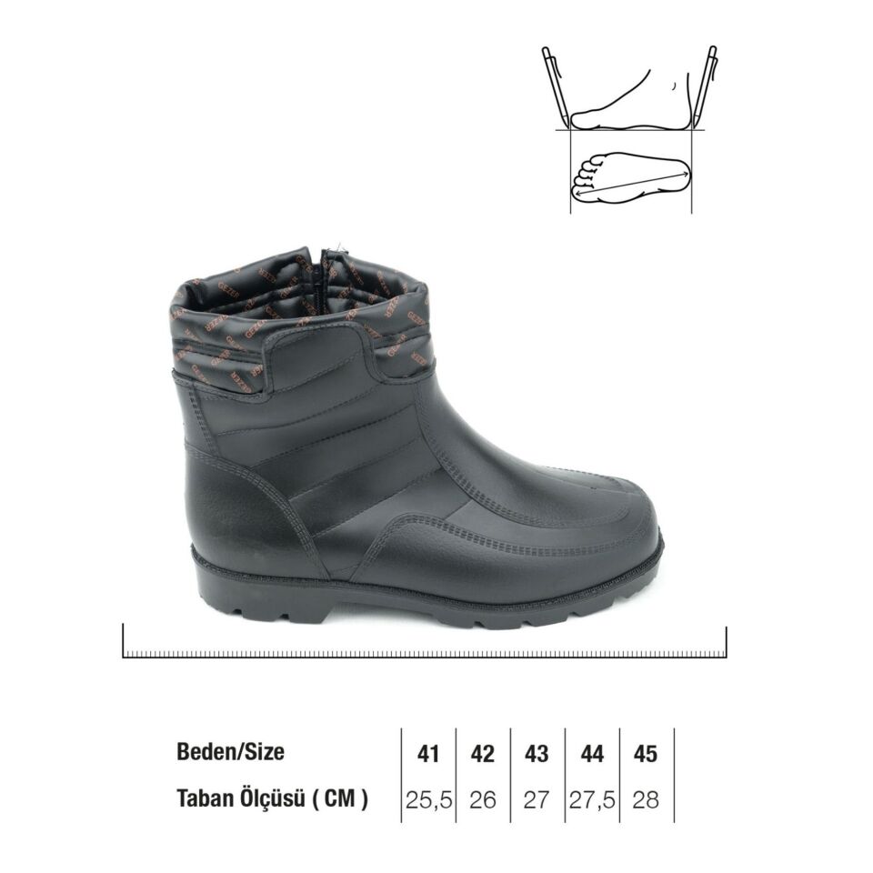 Gezer Siyah Bot Karışık No:40-45