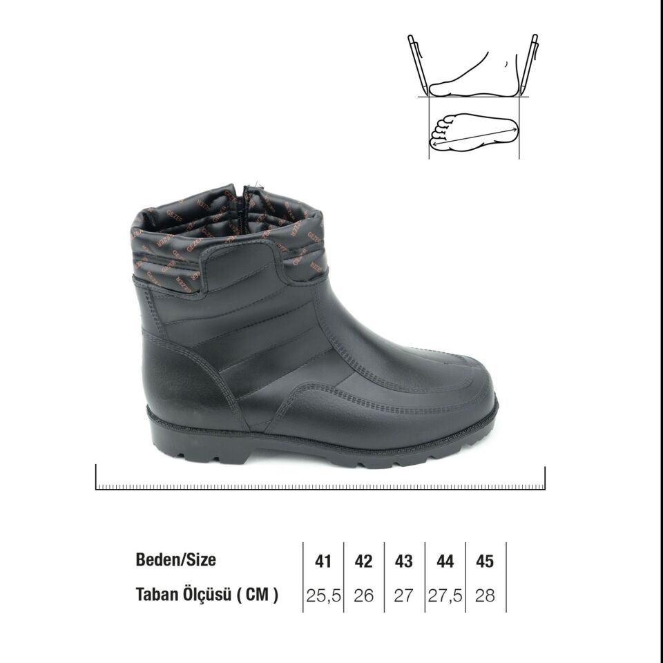 Gezer Siyah Bot Karışık No:42-45