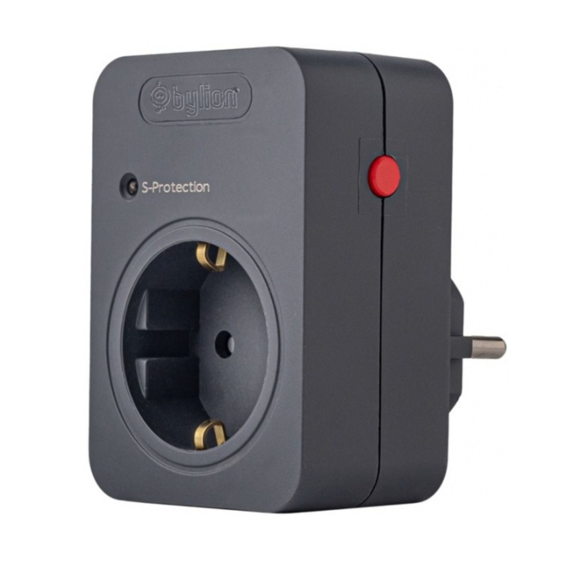 Bylion Şok Ve Akım Korumalı Fiş Priz Siyah 720j