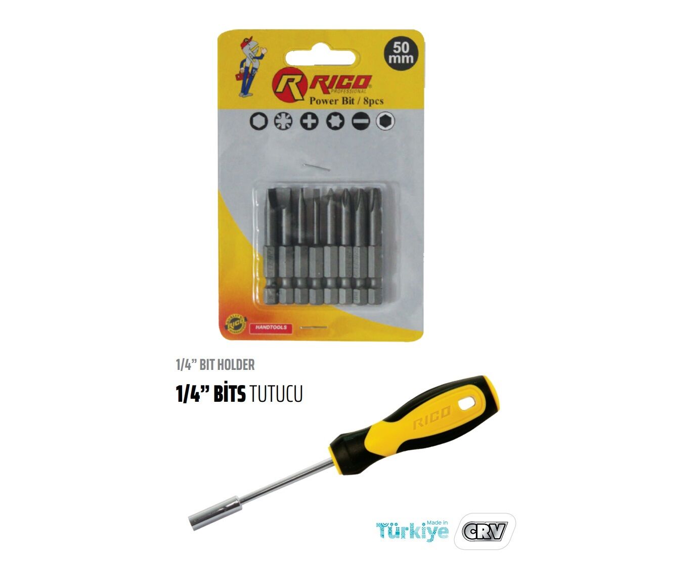 Rico Ph1-sl6 2,5 Cm Bits Uç(dörtlü) - 025-BB2021