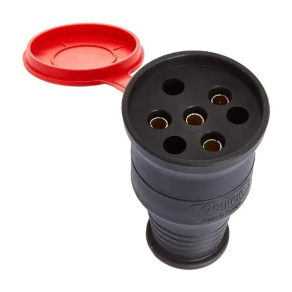 Bylion Trfz. Kauçuk Düz (dişi) Fiş 3x25a Kod:kdpt