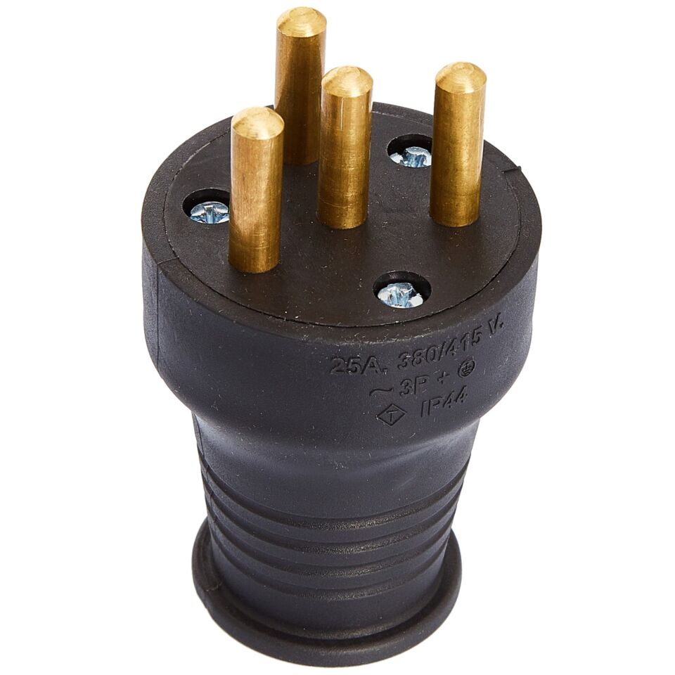 Bylion Trfz. Kauçuk Düz (erkek) Fiş 3x25a Kod:keft