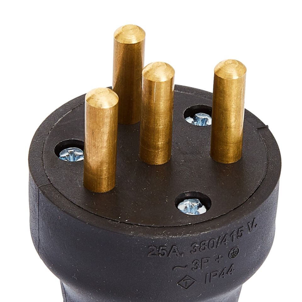 Bylion Trfz. Kauçuk Düz (erkek) Fiş 3x25a Kod:keft