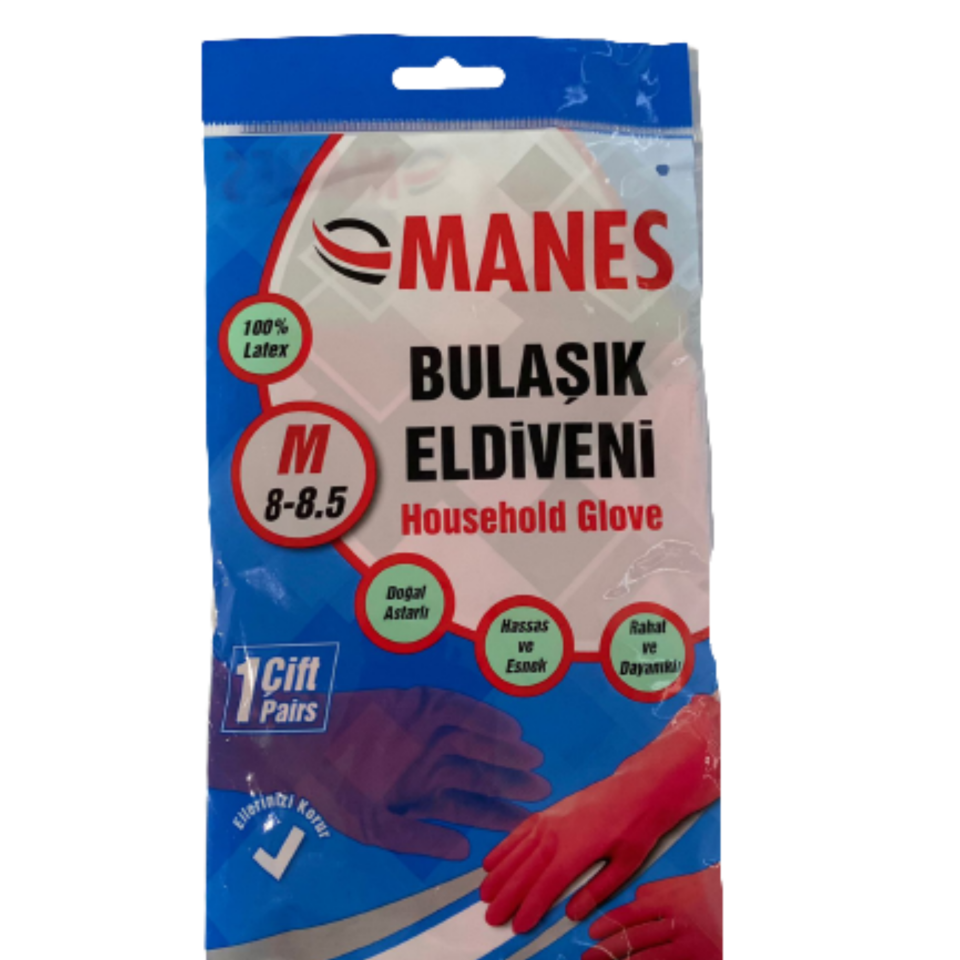 Manes Bulaşık Eldiveni No: 7-7.5