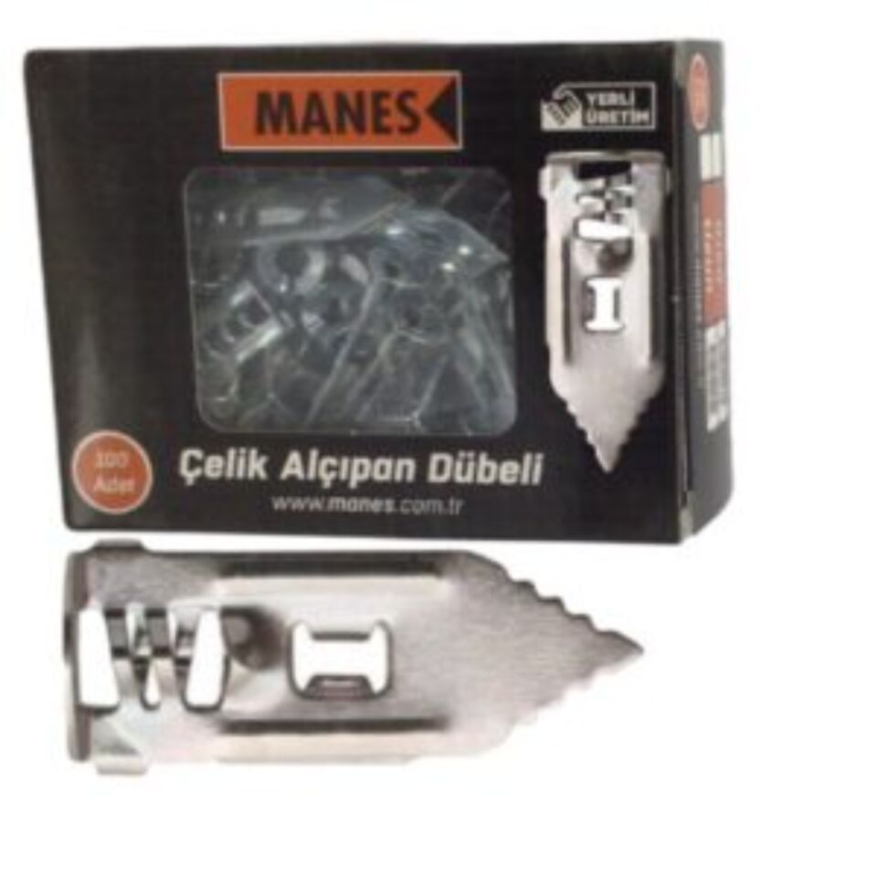 Manes Çelik Alçıpan Dubeli Kısa (100 Adet)