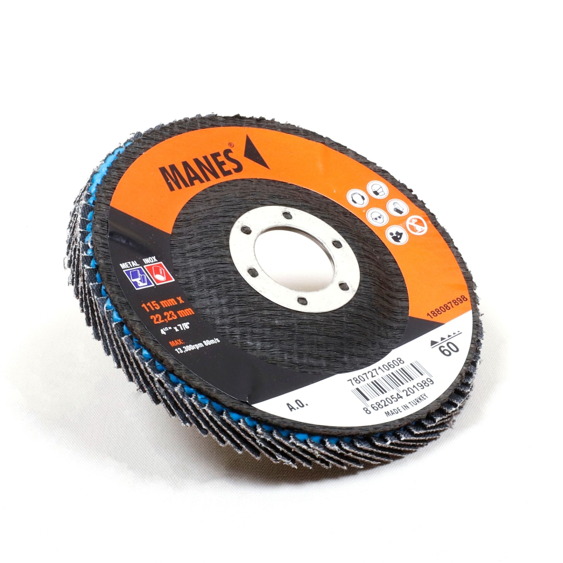 Manes Flap Disk Zımpara A.o.115x22 P60