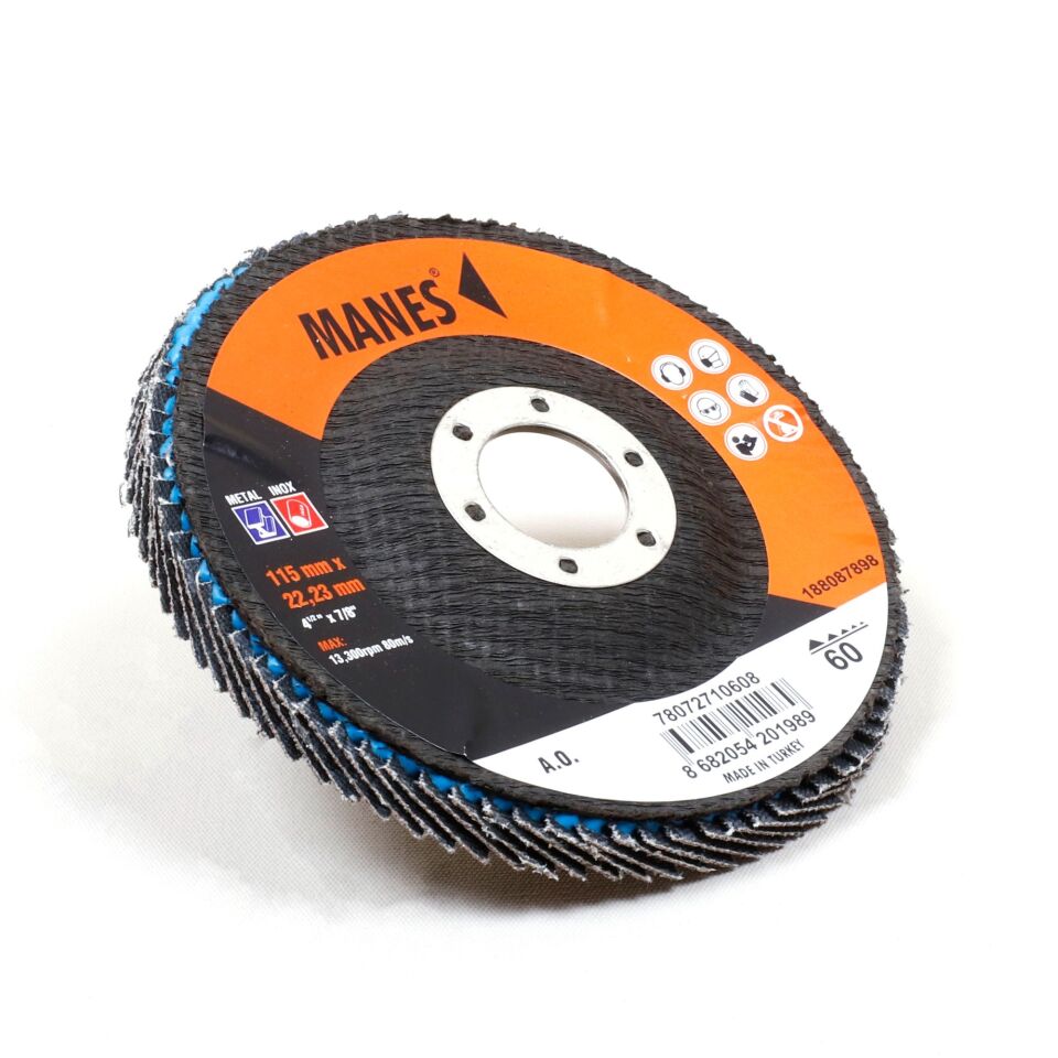 Manes Flap Disk Zımpara A.o.115x22 P60