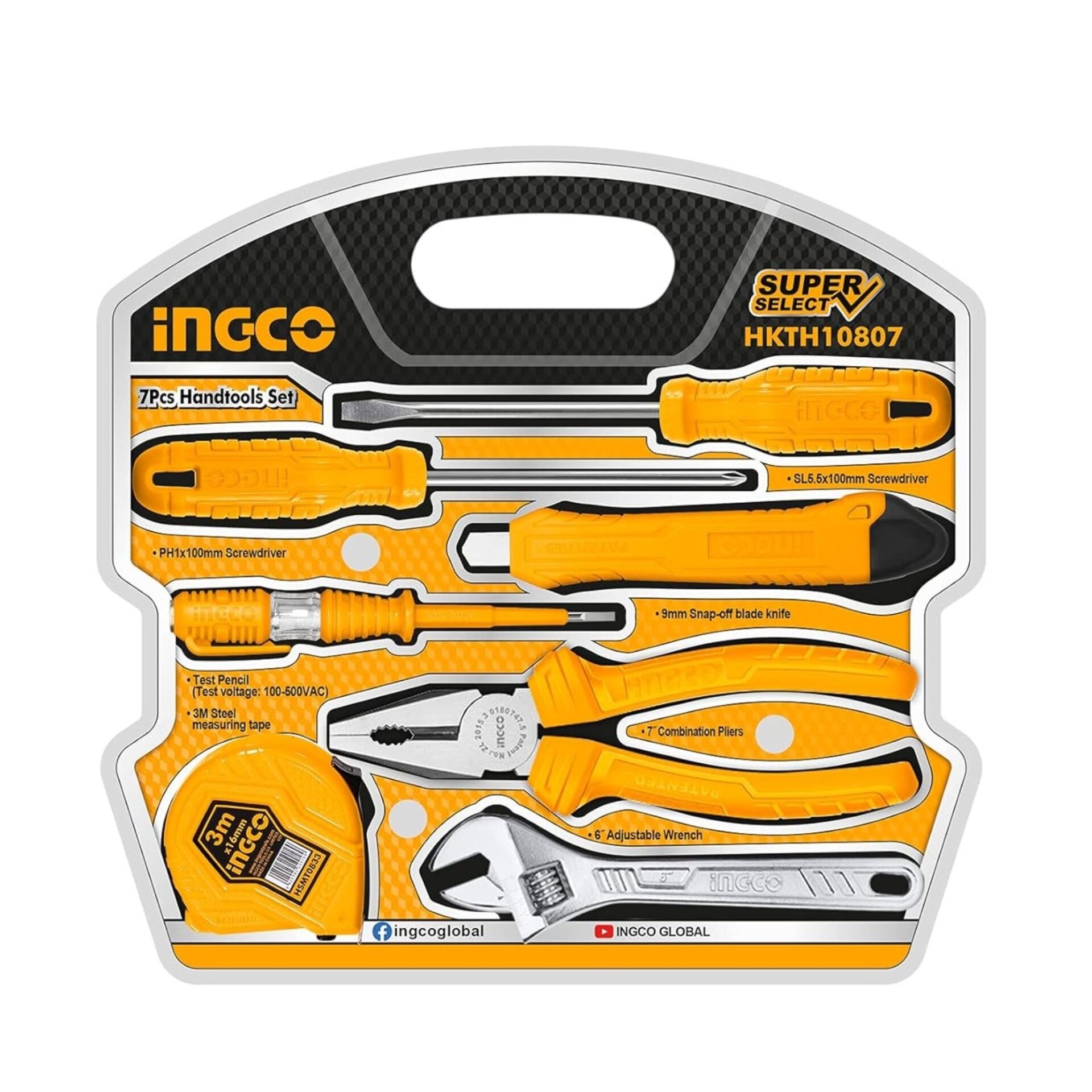 İngco Hkth10807 Alet Seti 7 Li