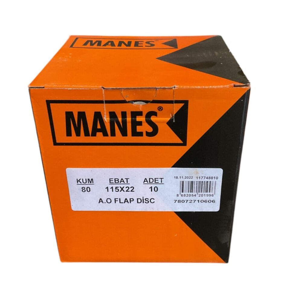 Manes Flap Disk Zımpara A.o.115x22 P80