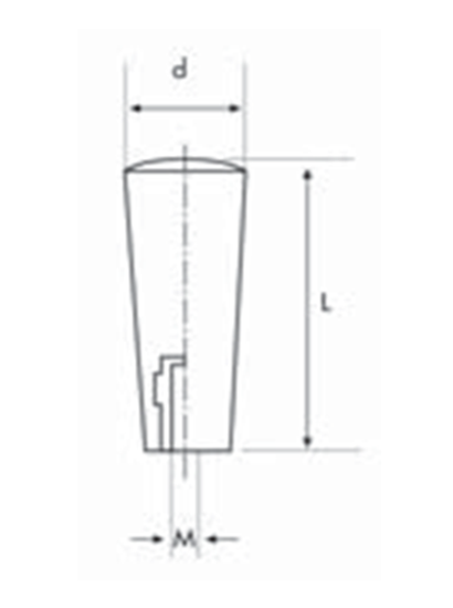 VKC260820 Bakalit Vol.Kolu Civatalı