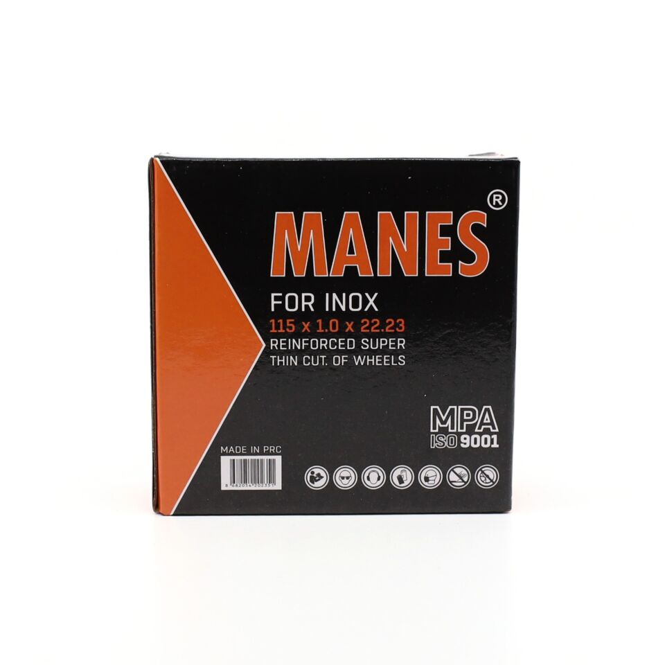 Manes İnox Kesici 115 Mm 1.0x22.23 (ithal Ürün)