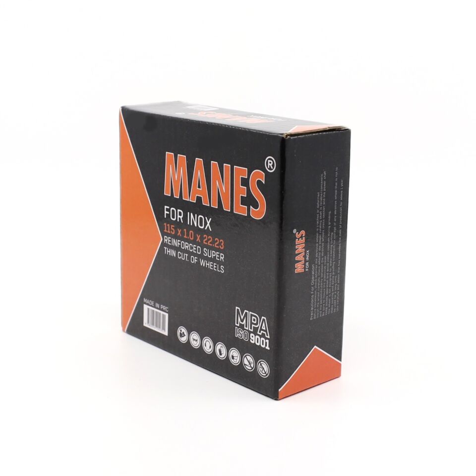 Manes İnox Kesici 115 Mm 1.0x22.23 (ithal Ürün)