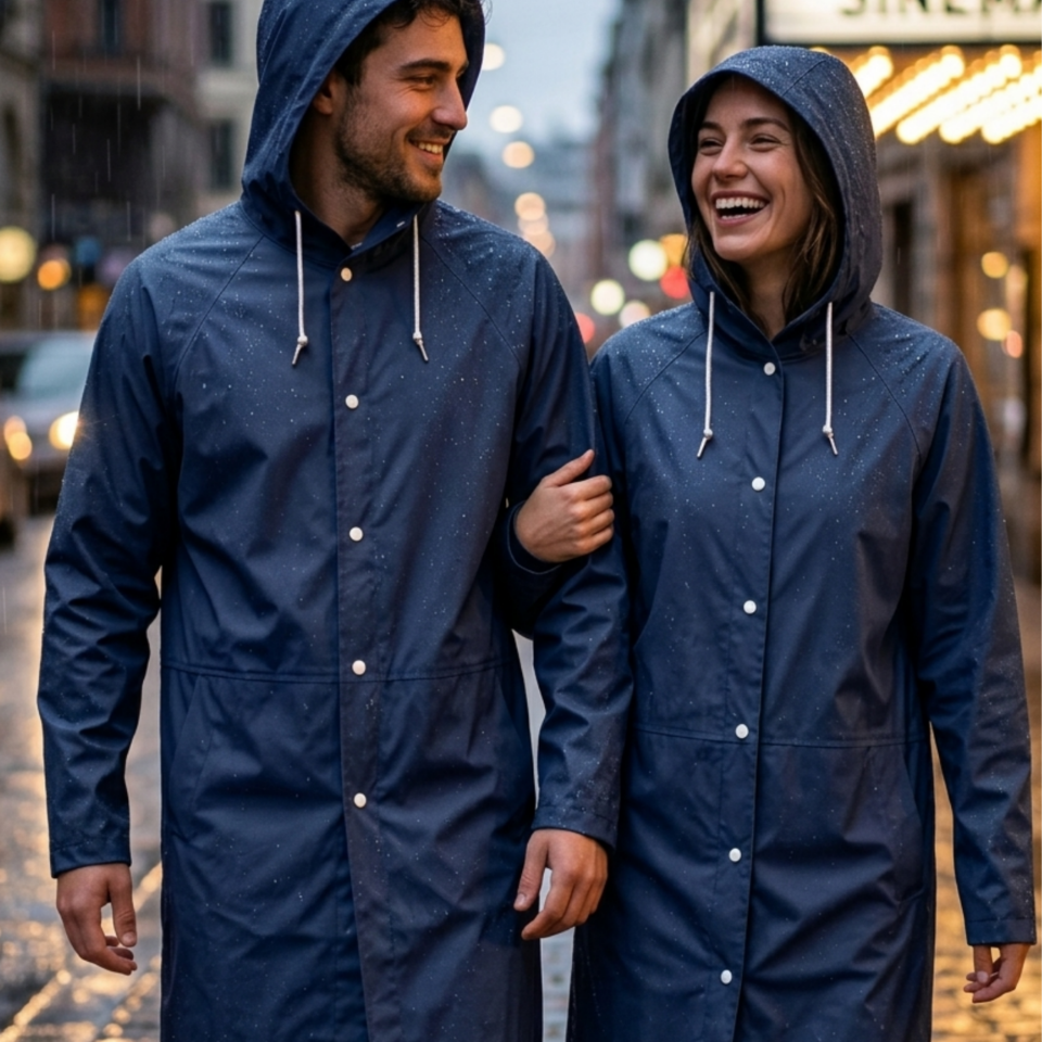 Manes Lüx İthal Yağmurluk Lacivert