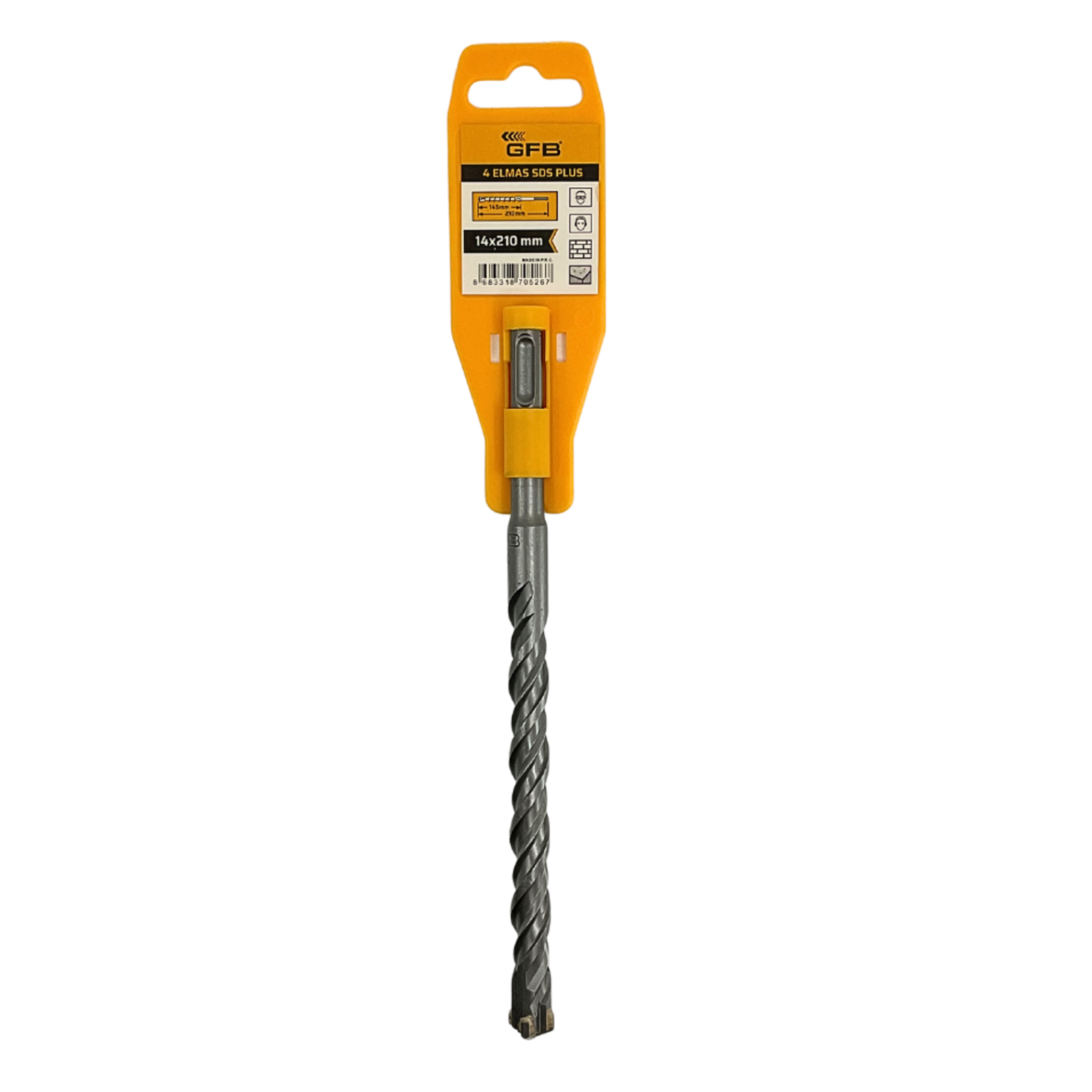 Gfb 4 Elmaslı Sds Plus Matkap Ucu 14x210 Mm 2093