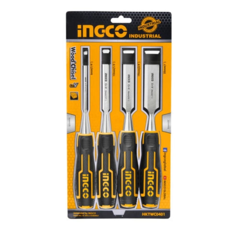 İngco Hktwc0401 Iskarpela Seti 4 Lü