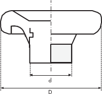 BVT45 Tırnaklı Volant