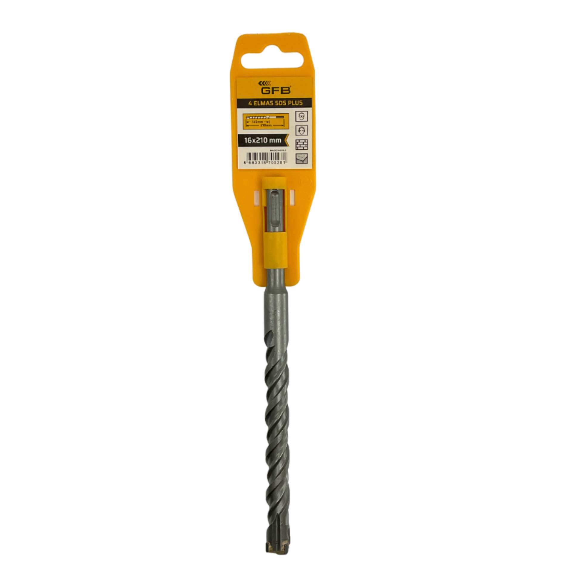 Gfb 4 Elmaslı Sds Plus Matkap Ucu 16x210 Mm 2095