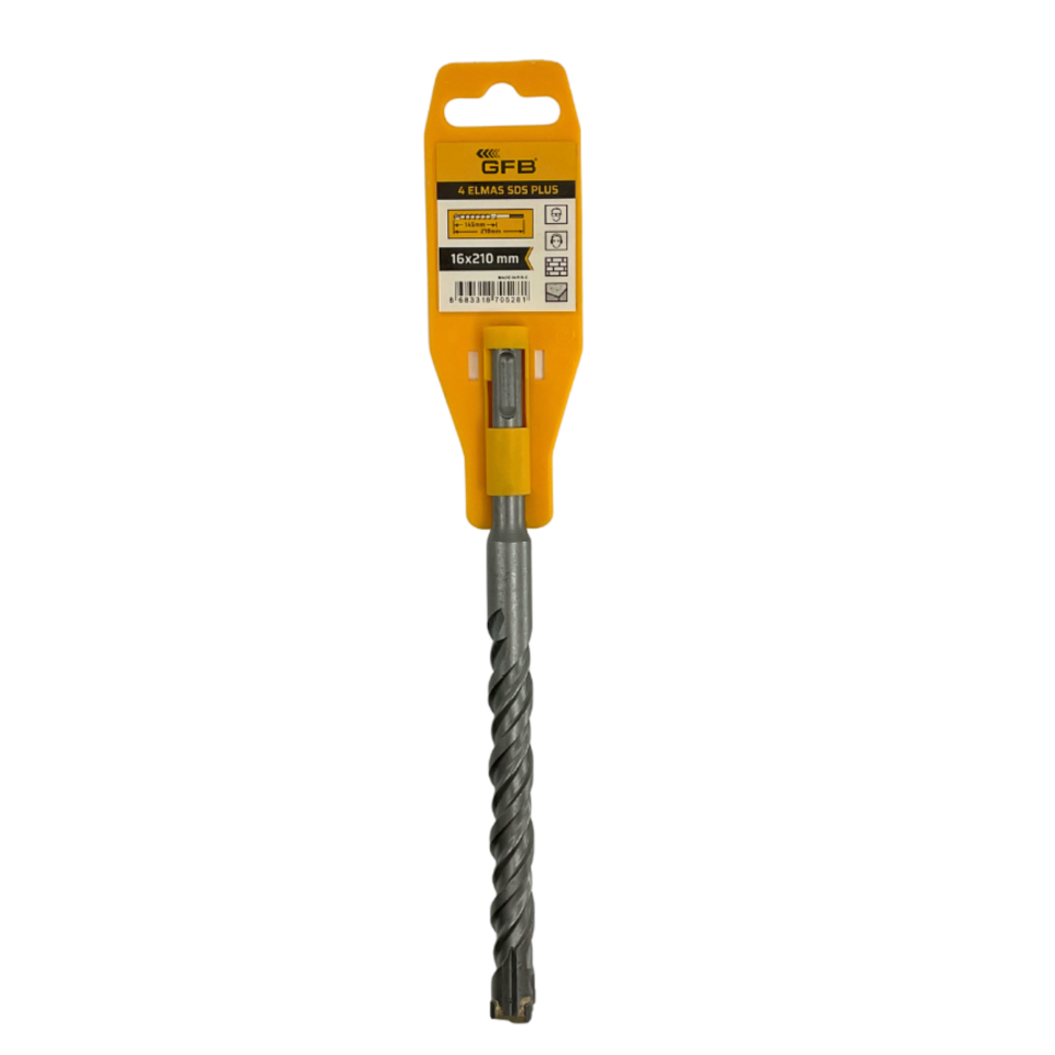 Gfb 4 Elmaslı Sds Plus Matkap Ucu 16x210 Mm 2095