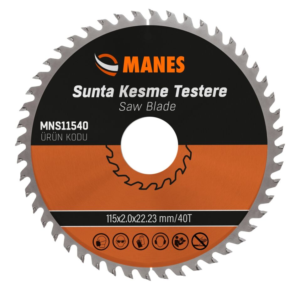 Manes Sunta Kesme Testere 115x2.0 (mns11540) 40t