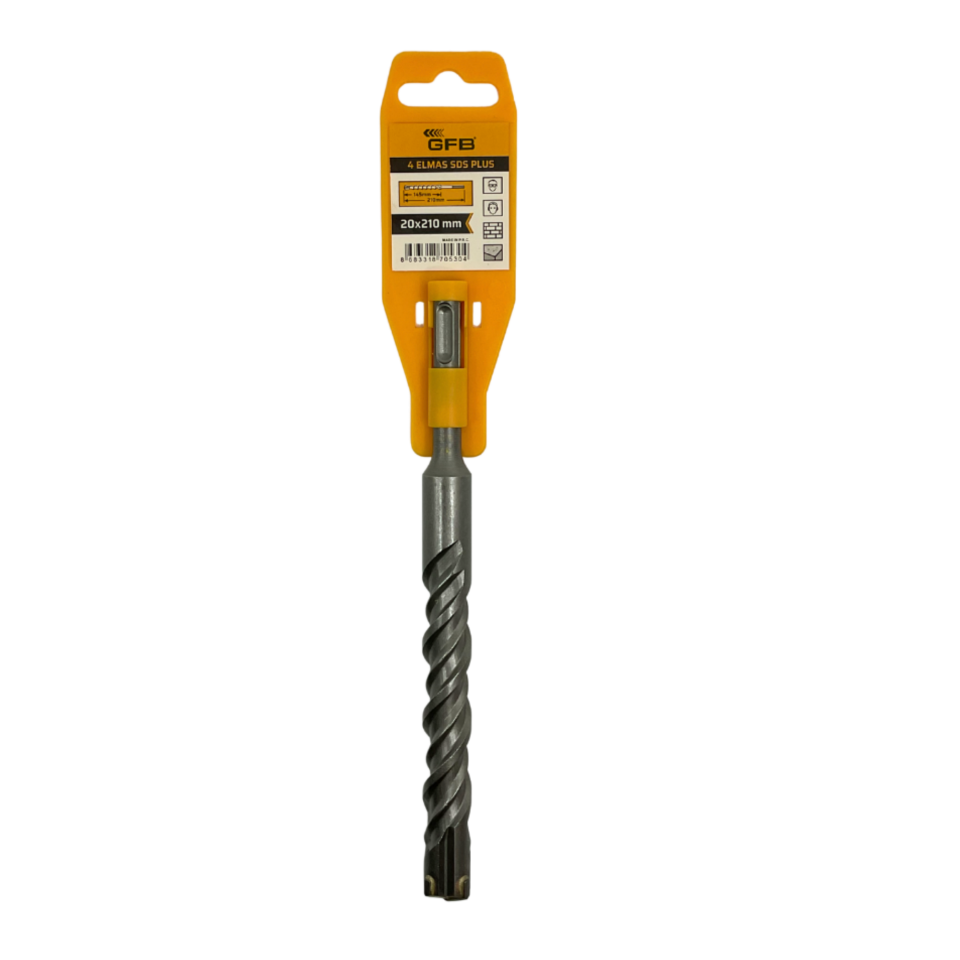 Gfb 4 Elmaslı Sds Plus Matkap Ucu 20x210 Mm 2097