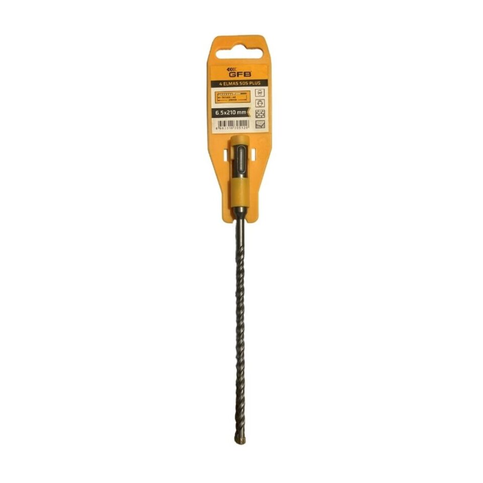 Gfb 4 Elmaslı Sds Plus Matkap Ucu 6.5x210 Mm 2079