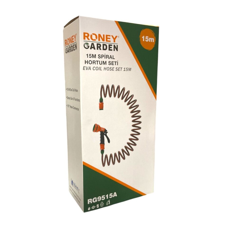 Roney Garden 15 Mt Spiral Hor. Sulama Seti Rg-9515
