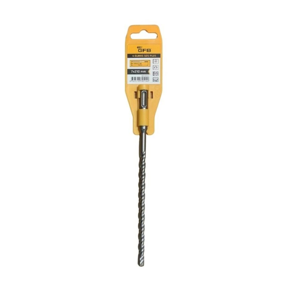 Gfb 4 Elmaslı Sds Plus Matkap Ucu 7x210 Mm 2081