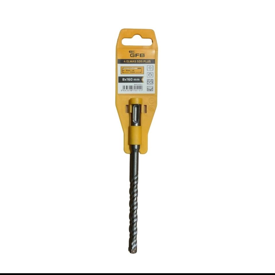 Gfb 4 Elmaslı Sds Plus Matkap Ucu 8x160 Mm 2082