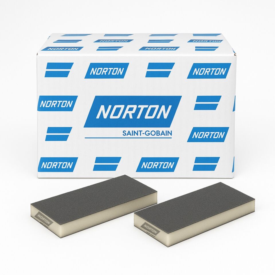 Norton Sünger Zımpara 98x123x10 46 Kum (yassı)