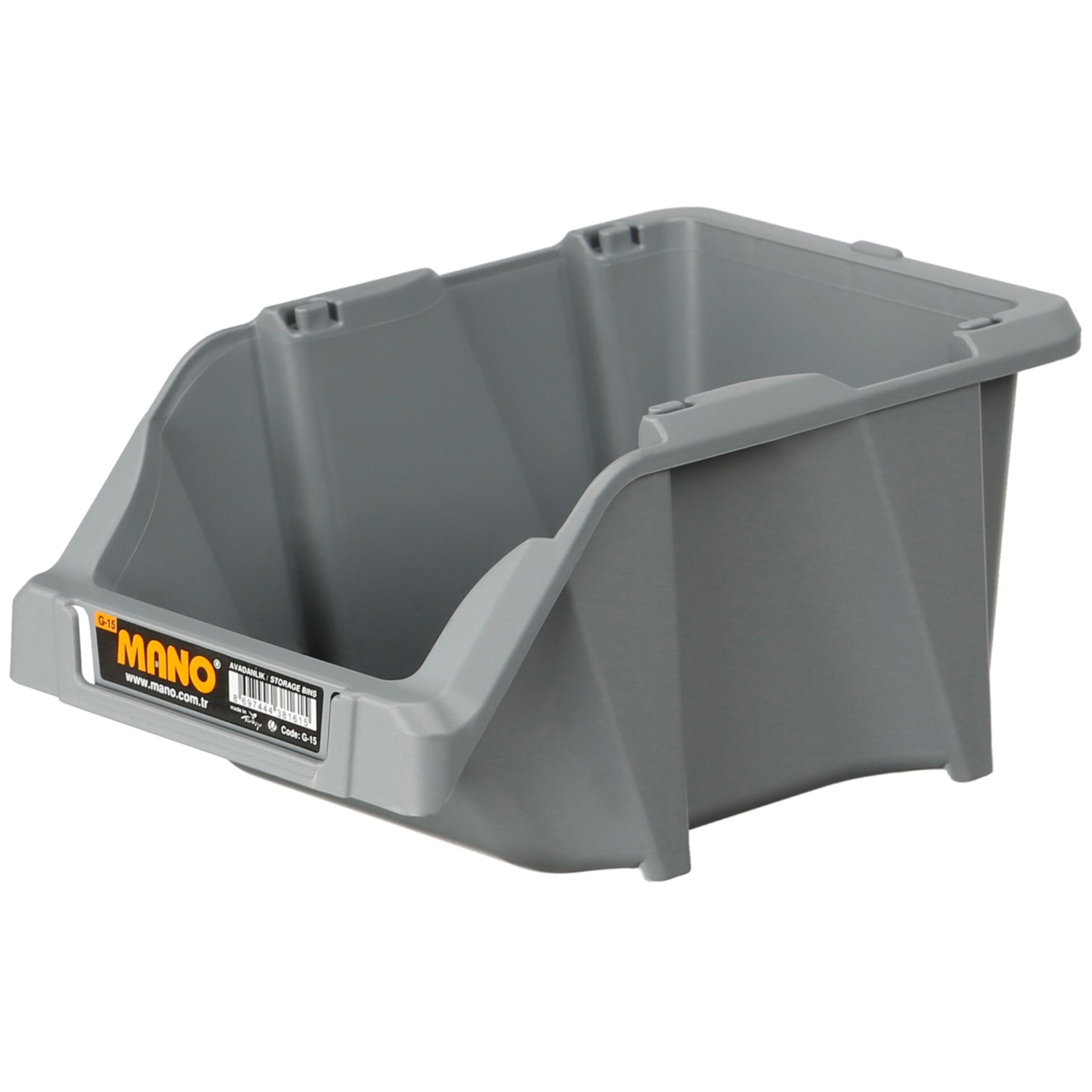 Mano Avadanlık Gri (125x195x90 Mm) G-15