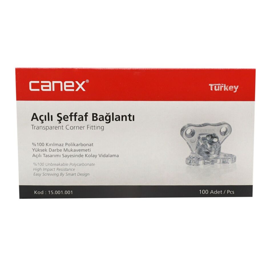 Canex Açılı Çektirme Şeffaf