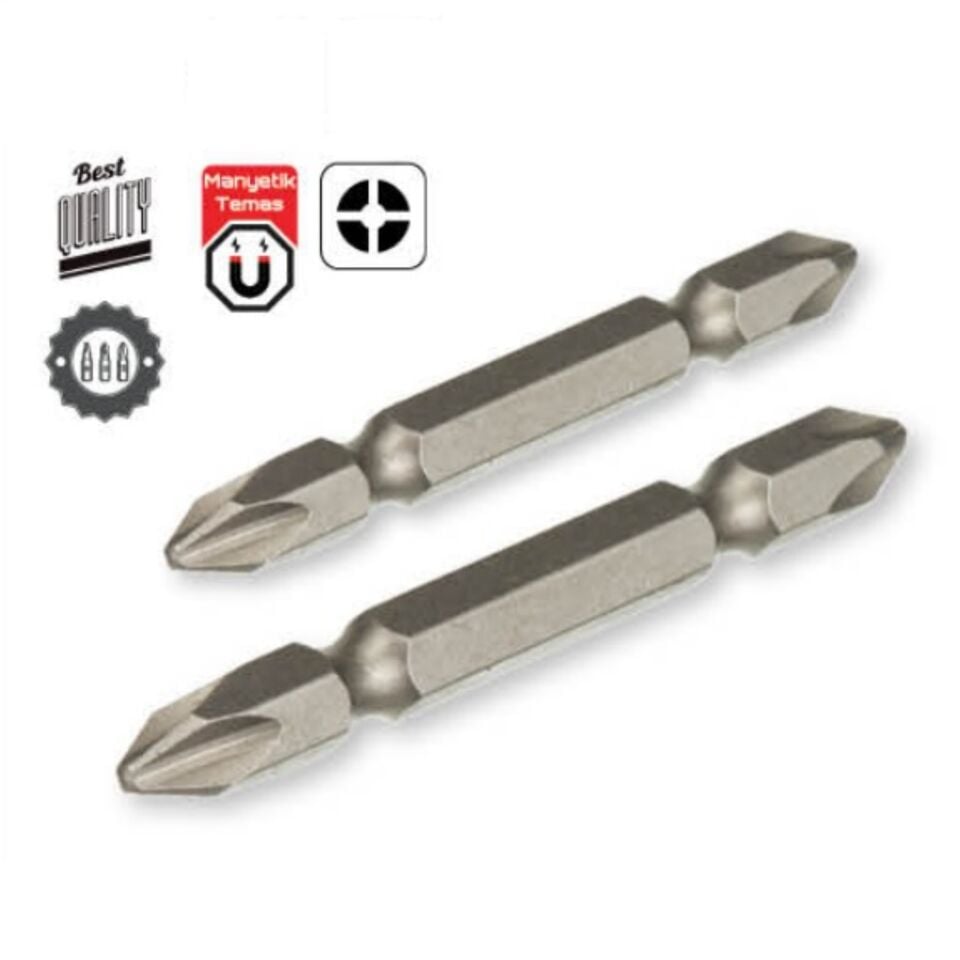 Tomax Bits Uç Çift Taraflı Ph2-ph2 65 Mm