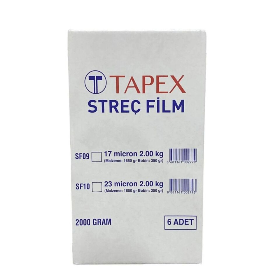 Streç Film 23 Mikron 1350gr (1000+350gr) 95mt