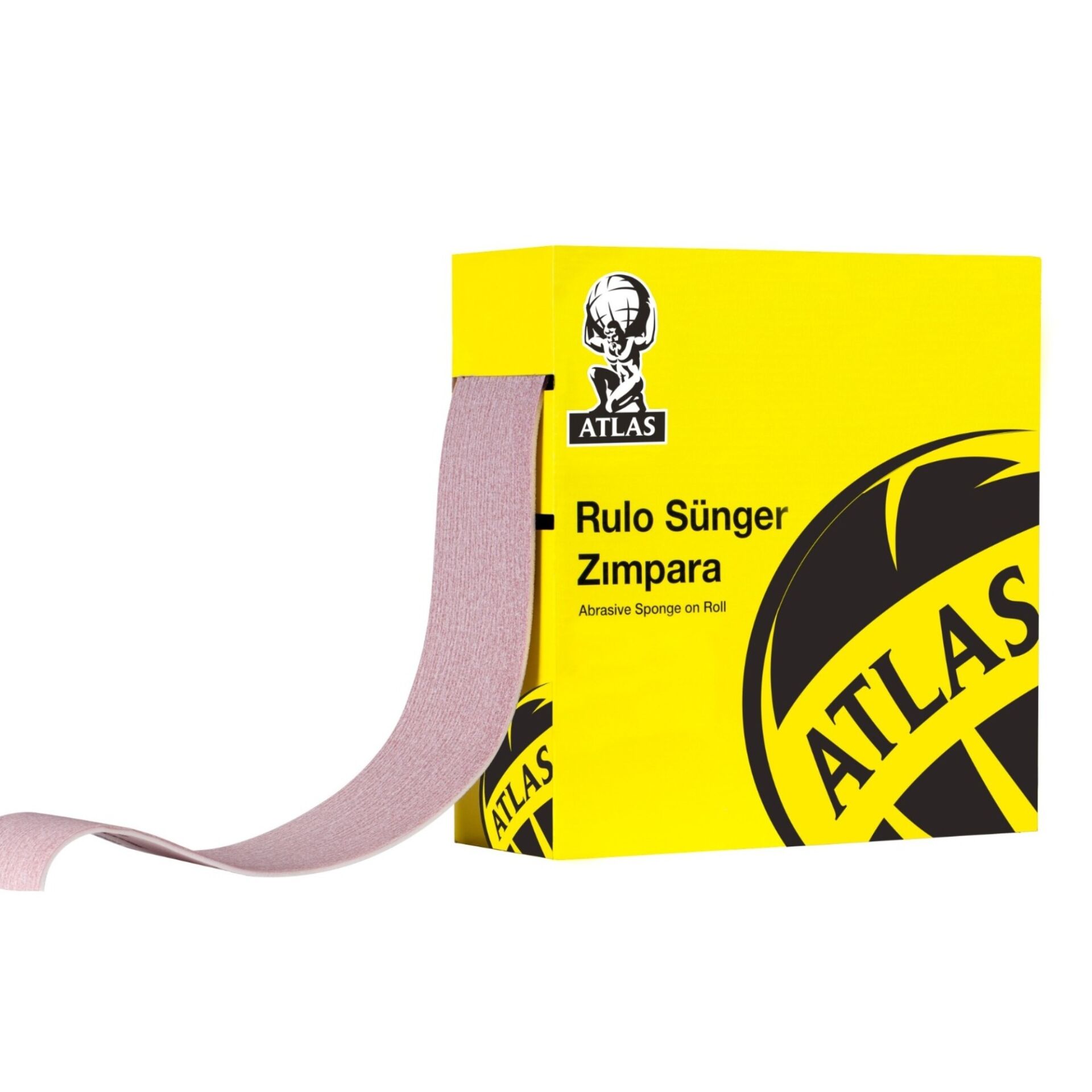 Atlas Rulo Sünger Zımpara Gold 115 Mmx25mt 320 Kum