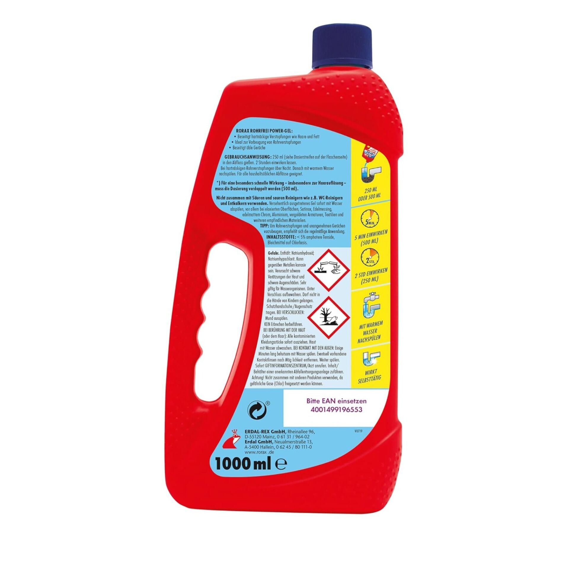 Rorax Power Wc Lavabo Banyo Açıcı 1000 Ml