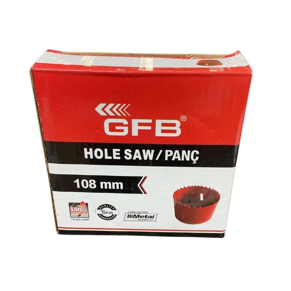 Gfb Bi-metal Panç 108 Mm Kod:4835