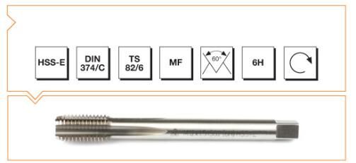 MTE Makina Takım HSS-E DIN 374/C Metrik İnce Vidalı Düz Kanallı Makina Kılavuzu M28x2 B00105752808