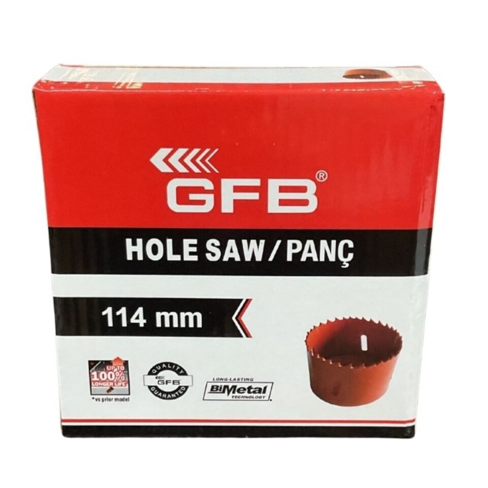 Gfb Bi-metal Panç 114 Mm Kod:4837