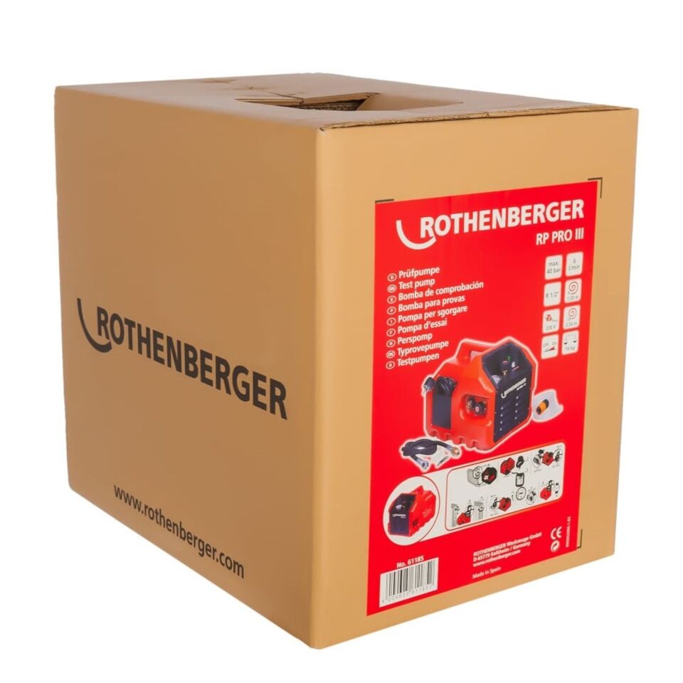Rothenberger Elektrikli Test Pompası Rp Pro3 61185