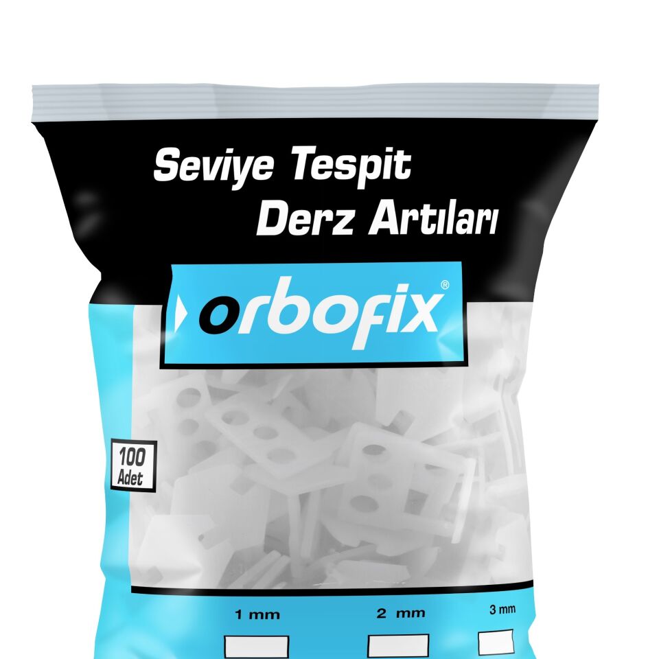 Orbofıx Seviye Derz Artısı 2 Mm (100 Adet)