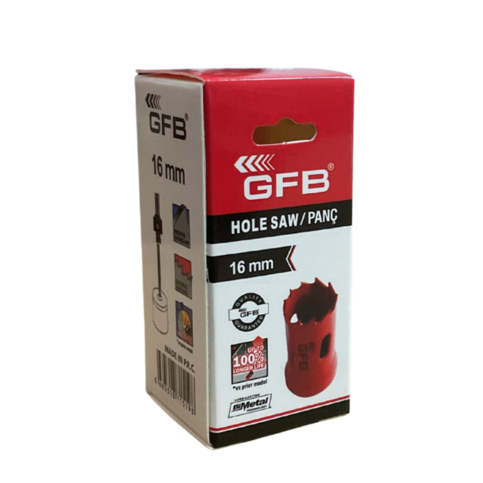 Gfb Bi-metal Panç 16 Mm Kod:4800