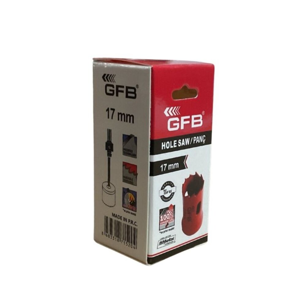 Gfb Bi-metal Panç 17 Mm Kod:4801